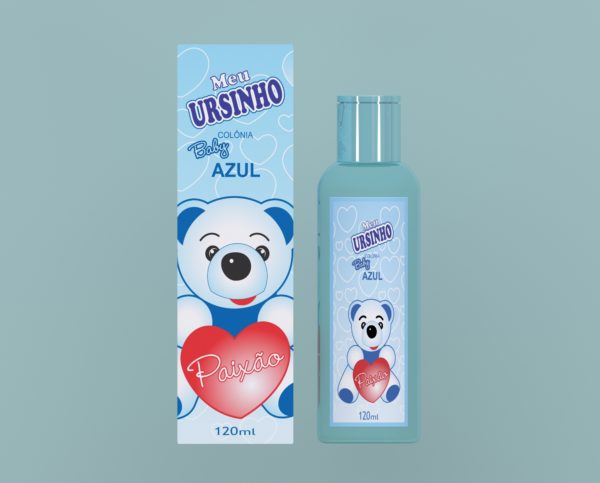 Desodorante Perfumado Azul 120ml Meu Ursinho